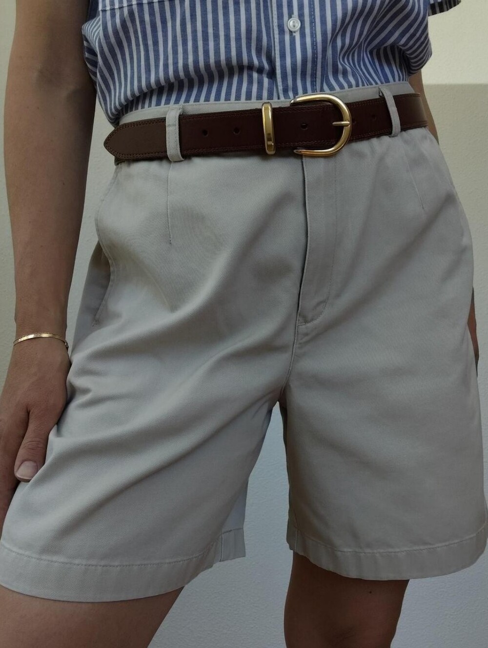 Vintage L.L. Bean Cotton Trouser Shorts / Size 8